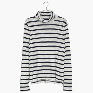 Madewell Whisper Cotton Turtleneck Tee Size M
